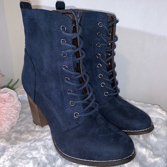 Candie's Shoes - Candies blue suede boots